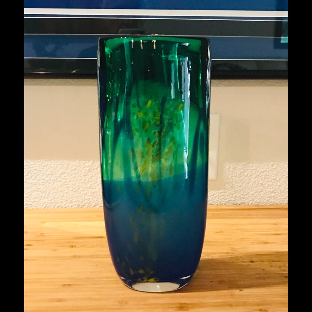 Modern/Mid-century Modern Studio Art Glass Vase